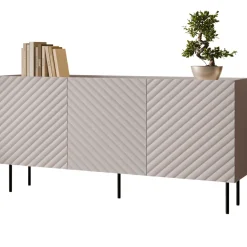 Set mobili soggiorno completo beige Daniele