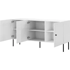 Set mobili soggiorno completo bianco opaco Stark 1