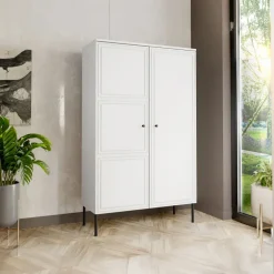 Set mobili soggiorno completo bianco opaco Stark 1