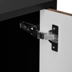 Set mobili soggiorno completo moderno noce nero Wild