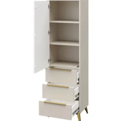 Set mobili soggiorno completo beige frontali serigrafati Miriam 1