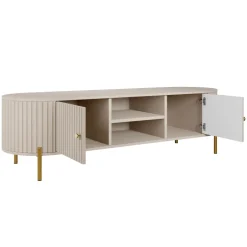 Set mobili soggiorno completo cannettato beige cashmere Zurik 1