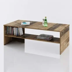 Set mobili soggiorno completo industrial legno vecchio antico West Gihome®