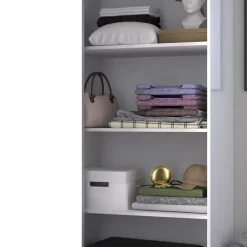 Set 3 ripiani 87x50cm bianco per armadio 180cm Royal