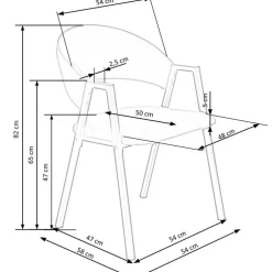 Set 2 sedie sala da pranzo imbottita in velluto grigio Leandro