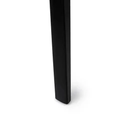 Set 2 sedie sala da pranzo impilabili in polipropilene nero Gandia