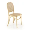 Set 2 sedie sala da pranzo in rattan naturale Ivory