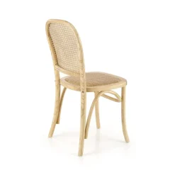 Set 2 sedie sala da pranzo in rattan naturale Ivory