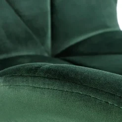 Set 4 sedie sala da pranzo in tessuto moderne verde scuro Cotton