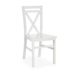 Set 2 sedie sala da pranzo stile shabby legno bianco Janet