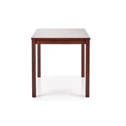 Set tavolo moderno 110x72cm + 4 sedie rovere scuro Lunelle