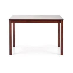 Set tavolo moderno 110x72cm + 4 sedie rovere scuro Lunelle