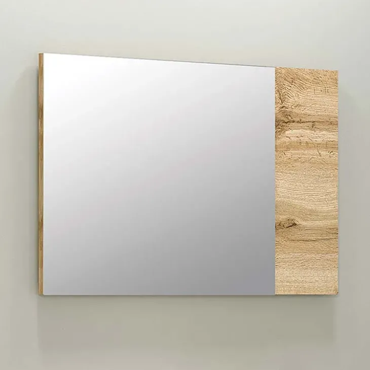 Specchiera 80x50cm da parete quercia Tamika