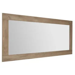 Specchiera 170x75cm rettangolare rovere scuro Alvarez