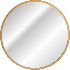 Specchio da parete retroilluminato 60x60cm dorato Goldy