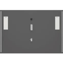 Specchio da parete retroilluminato 120x80cm Recto