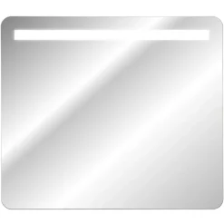 Specchio da parete rettangolare 80x70cm con led Spot