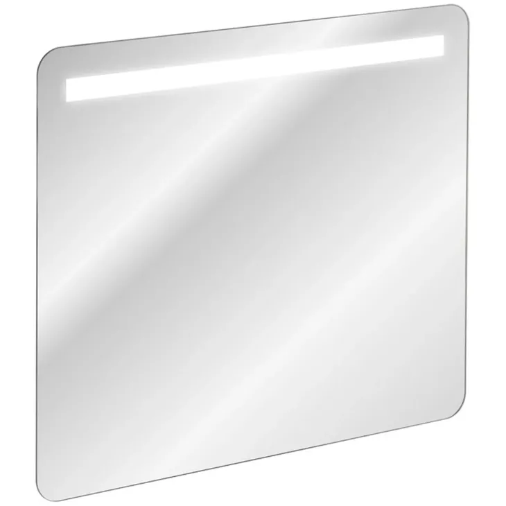 Specchio da parete rettangolare 80x70cm con led Spot