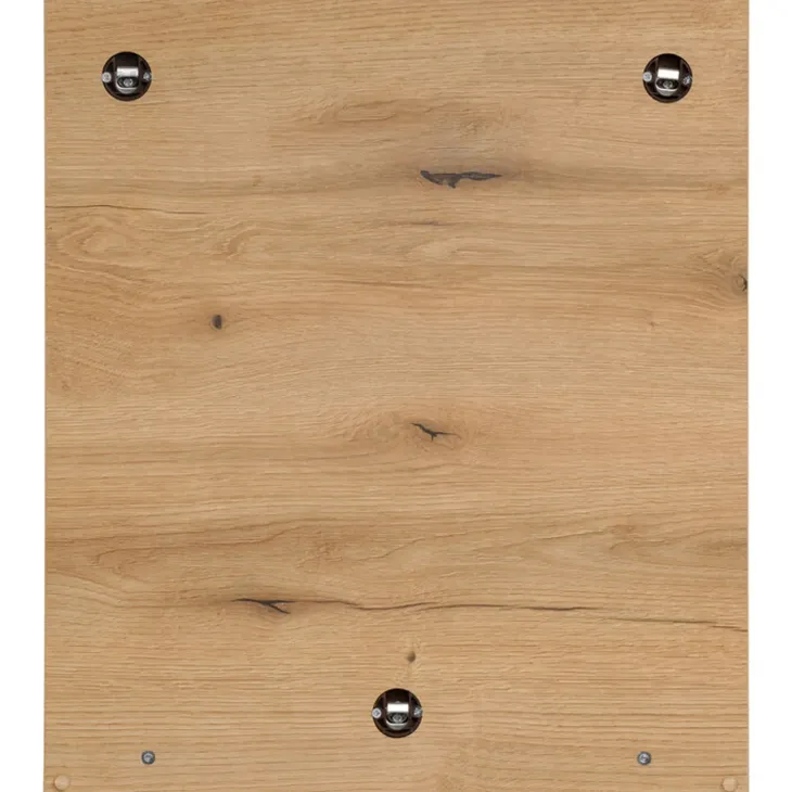 Specchio da parete 50x57cm con mensola rovere Bully