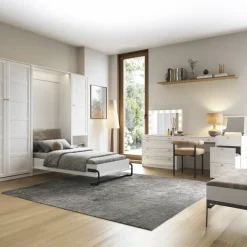 Specchio da parete 90x60cm da trucco con led bianco Shubo