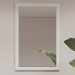 Specchio da parete 40x60h cm bianco Lolla