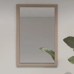Specchio da parete 40x60h cm tortora Lolla
