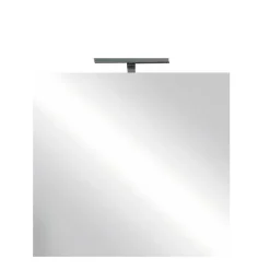 Specchio moderno con un LED 60x75cm vetro Premier