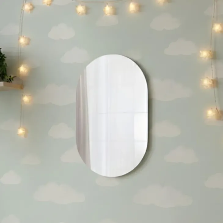 Specchio 45x90h cm ovale da parete Rita