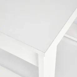 Tavolino da salotto moderno 60x60cm bianco Libano