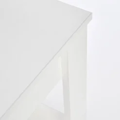 Tavolino da salotto moderno 60x60cm bianco Libano