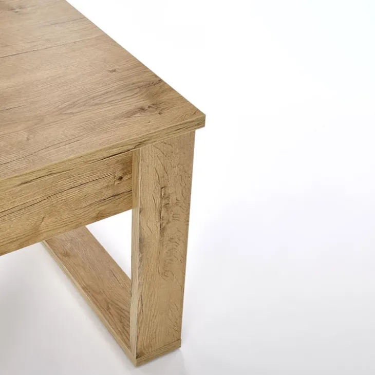 Tavolino da salotto moderno 60x60cm rovere Libano
