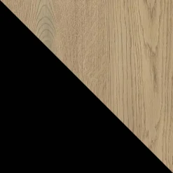 Tavolino da salotto 97x60cm 4 ante a ribalta nero rovere Rhea