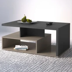Tavolino da salotto 100x60cm beige grigio Matt