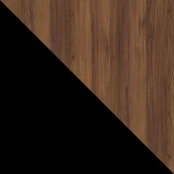 Tavolino da salotto 100x55cm con vano noce nero Wild