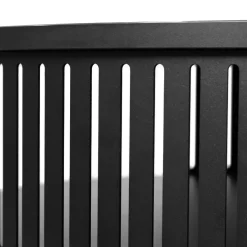 Tavolino da salotto 75x75cm design moderno rovere nero Valeris
