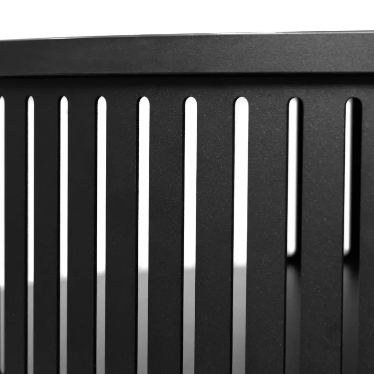 Tavolino da salotto 75x75cm design moderno rovere nero Valeris