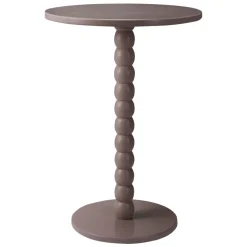 Tavolino da salotto 35x35cm rotondo tortora Loke