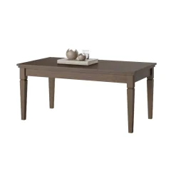 Tavolino da soggiorno rettangolare 110x60cm rovere scuro Texel