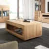 Tavolino 110x60cm da salotto rettangolare design rovere Maiorca