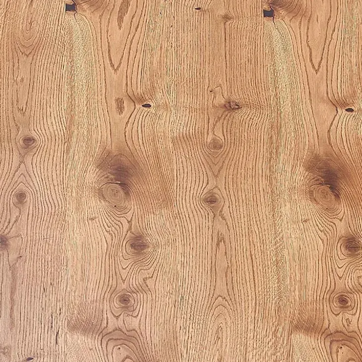 Tavolo allungabile 160/250cm moderno rovere nodato acciaio nero Briga