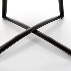 Tavolo allungabile 118/148cm rotondo rovere antracite nero Ortensia Gihome®
