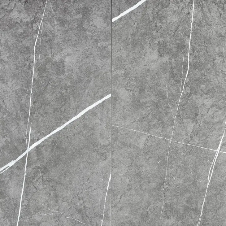 Tavolo allungabile 120/160cm rotondo marmo grigio oro Ticino