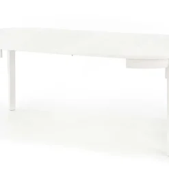 Tavolo allungabile 100/200cm rotondo moderno bianco Robin