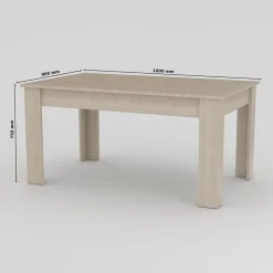 Tavolo allungabile 160-210cm rovere Zenzero