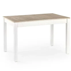 Tavolo allungabile moderno 118/158cm rovere sonoma bianco Iceberg