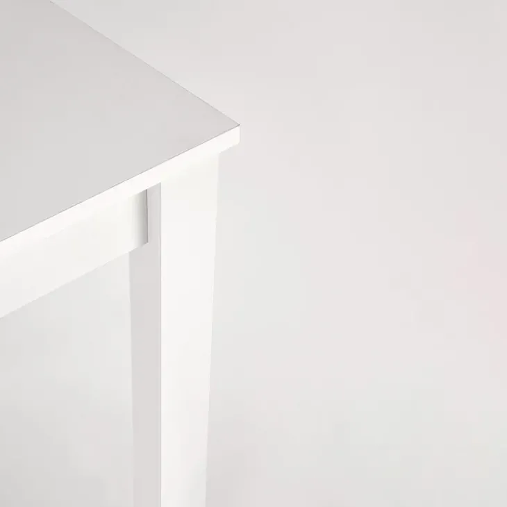 Tavolo allungabile moderno 100/135cm bianco Astana