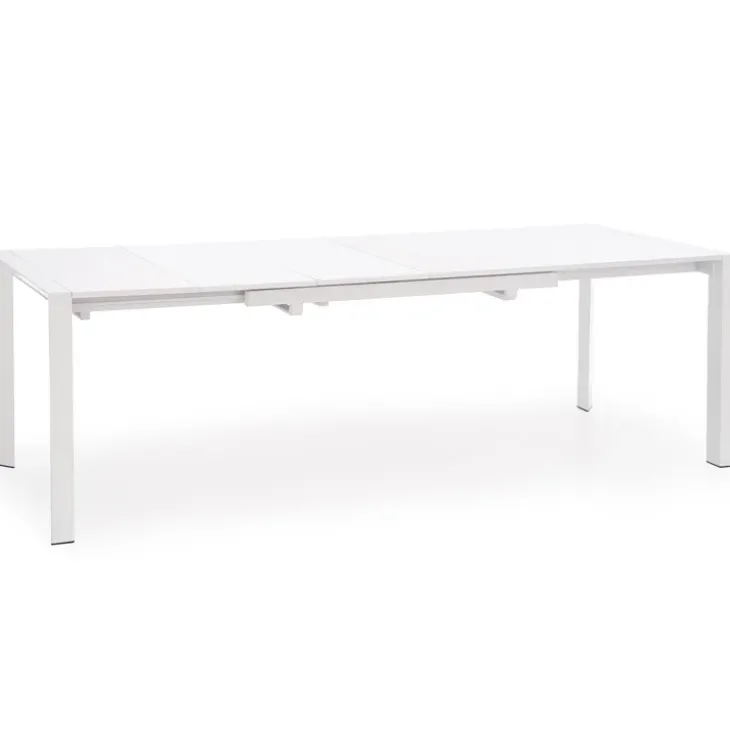 Tavolo allungabile moderno 130/250cm bianco lucido Falco Gihome®