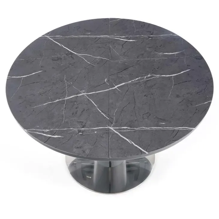 Tavolo allungabile moderno 120/160cm marmo grigio Donald