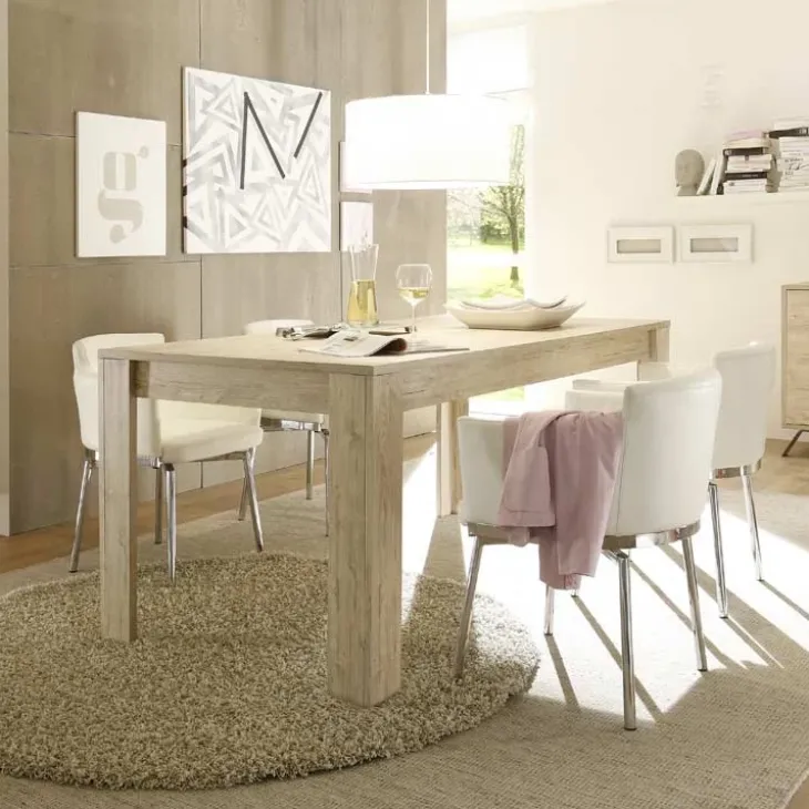 Tavolo allungabile rettangolare 137/185cm sherwood oak Juvena