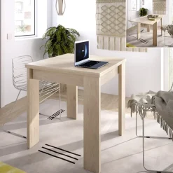 Tavolo allungabile 67-134x67cm legno naturale Koke